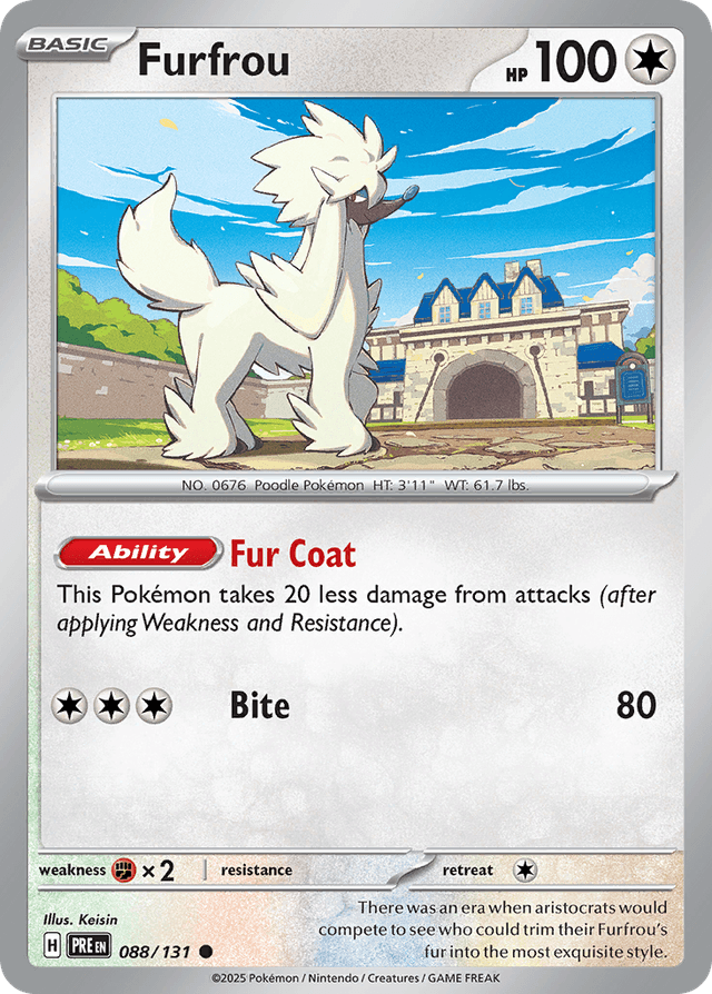 Furfrou — Prismatic Evolutions #88