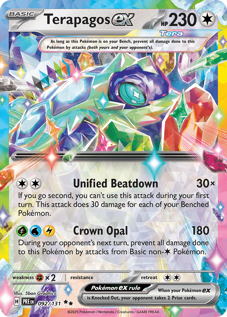 Terapagos ex — Prismatic Evolutions #92