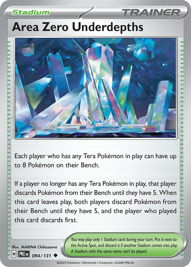 Area Zero Underdepths — Prismatic Evolutions #94