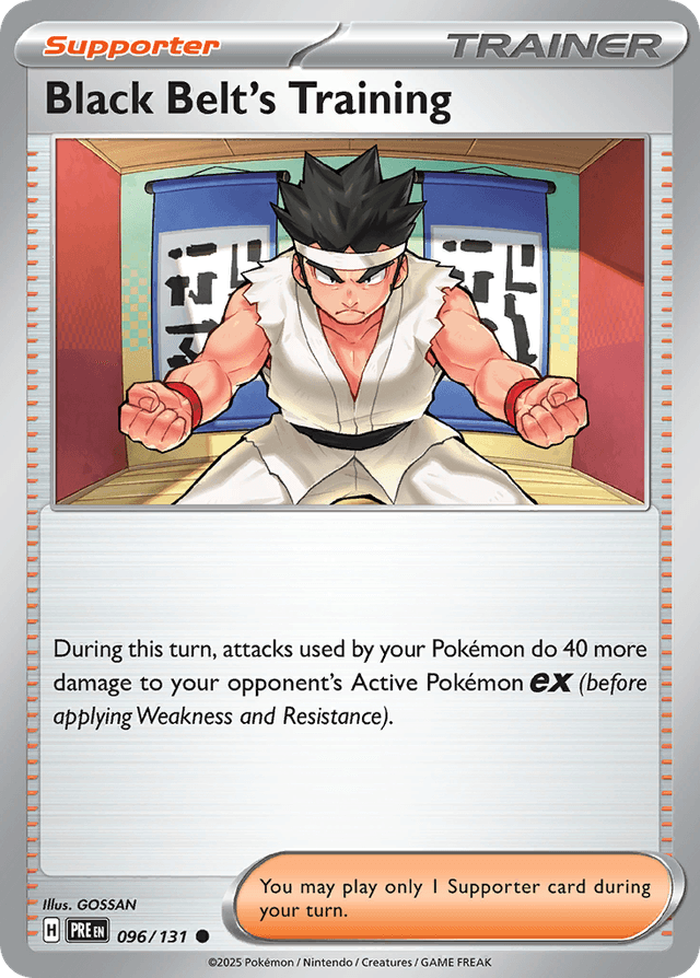 Black Belt's Training — Prismatic Evolutions #96