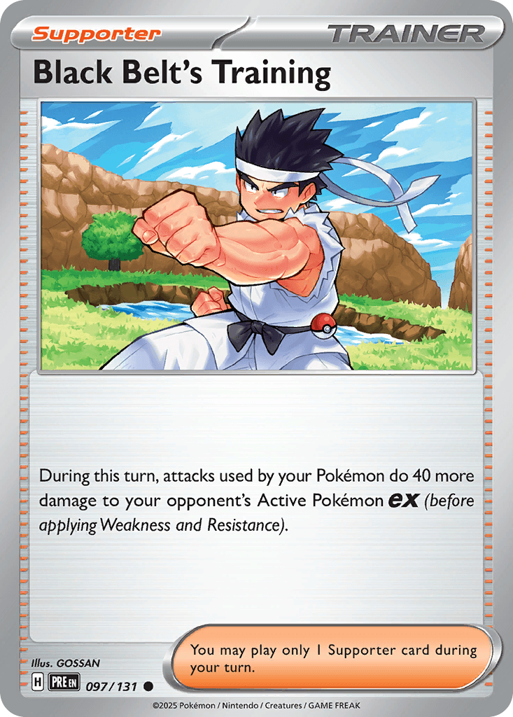 Black Belt's Training — Prismatic Evolutions #97