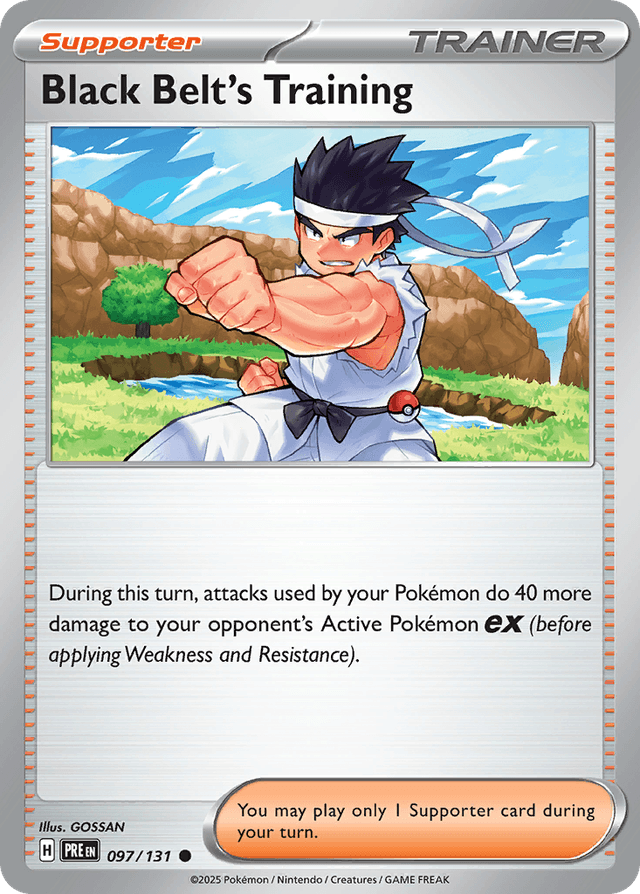 Black Belt's Training — Prismatic Evolutions #97