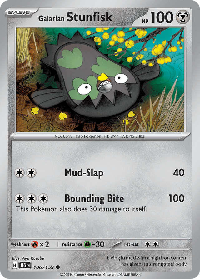 Galarian Stunfisk — Journey Together #106