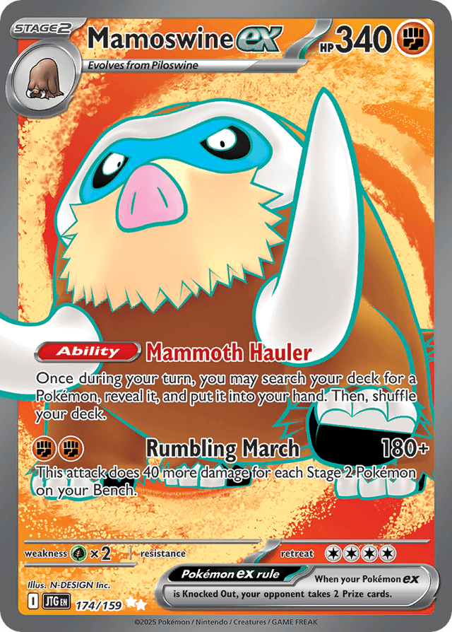 Mamoswine ex — Journey Together #174