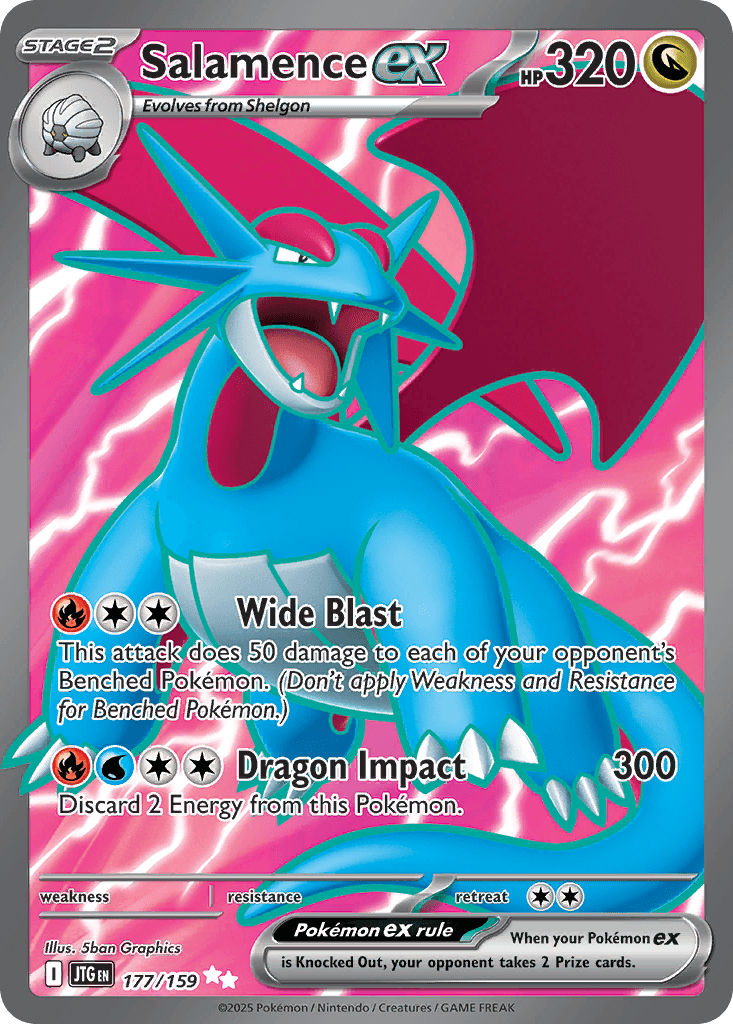 Salamence ex — Journey Together #177