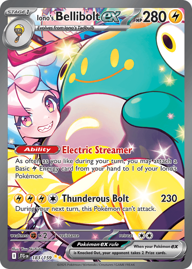 Iono's Bellibolt ex — Journey Together #183