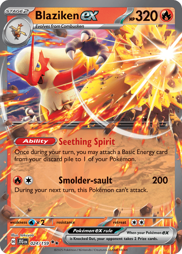 Blaziken ex — Journey Together #24