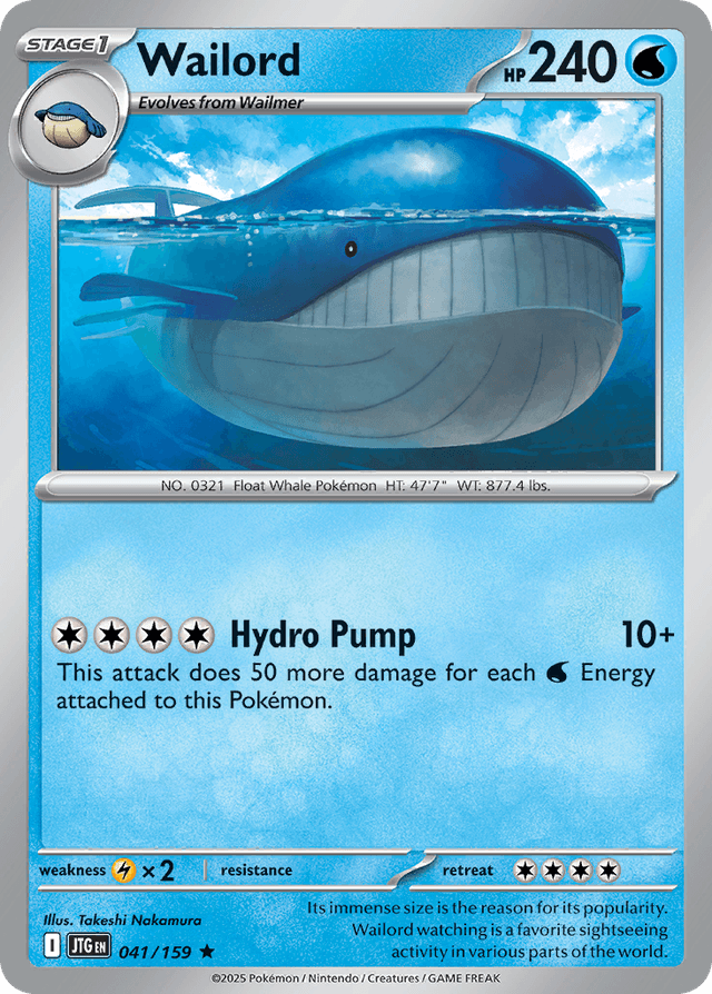 Wailord — Journey Together #41