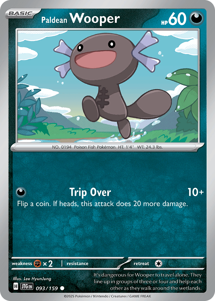 Paldean Wooper — Journey Together #93