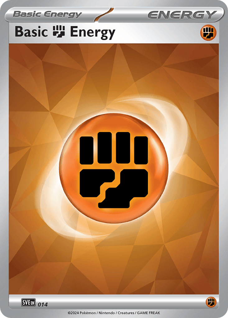 Basic Fighting Energy — Scarlet & Violet Energies #14
