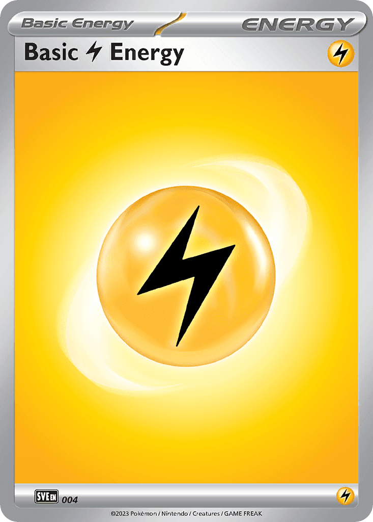 Basic Lightning Energy — Scarlet & Violet Energies #4