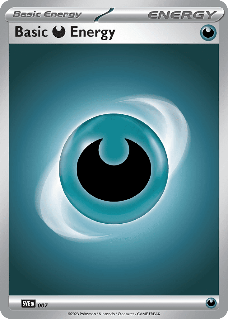 Basic Darkness Energy — Scarlet & Violet Energies #7