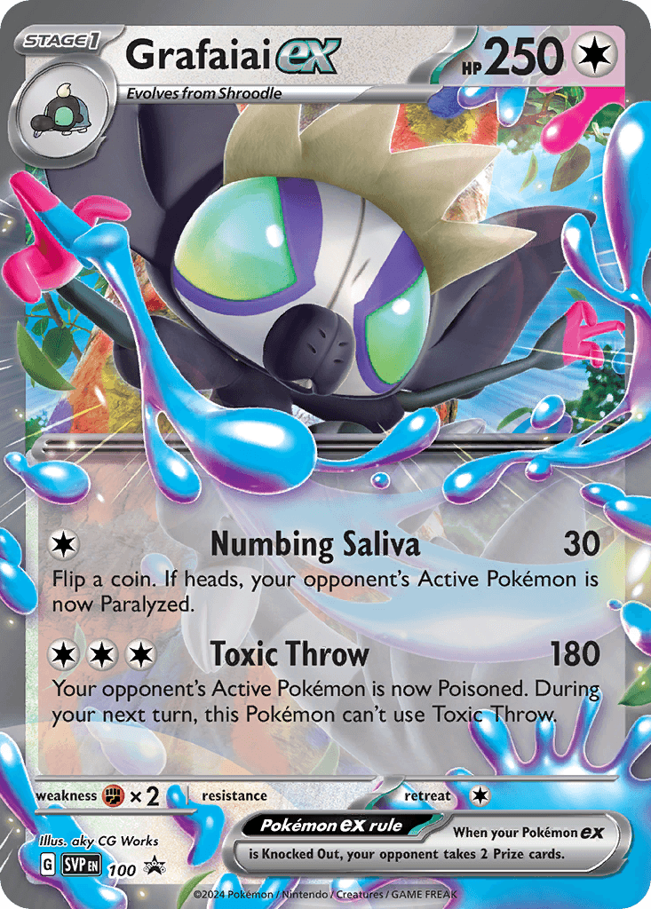 Grafaiai ex — Scarlet & Violet Black Star Promos #100