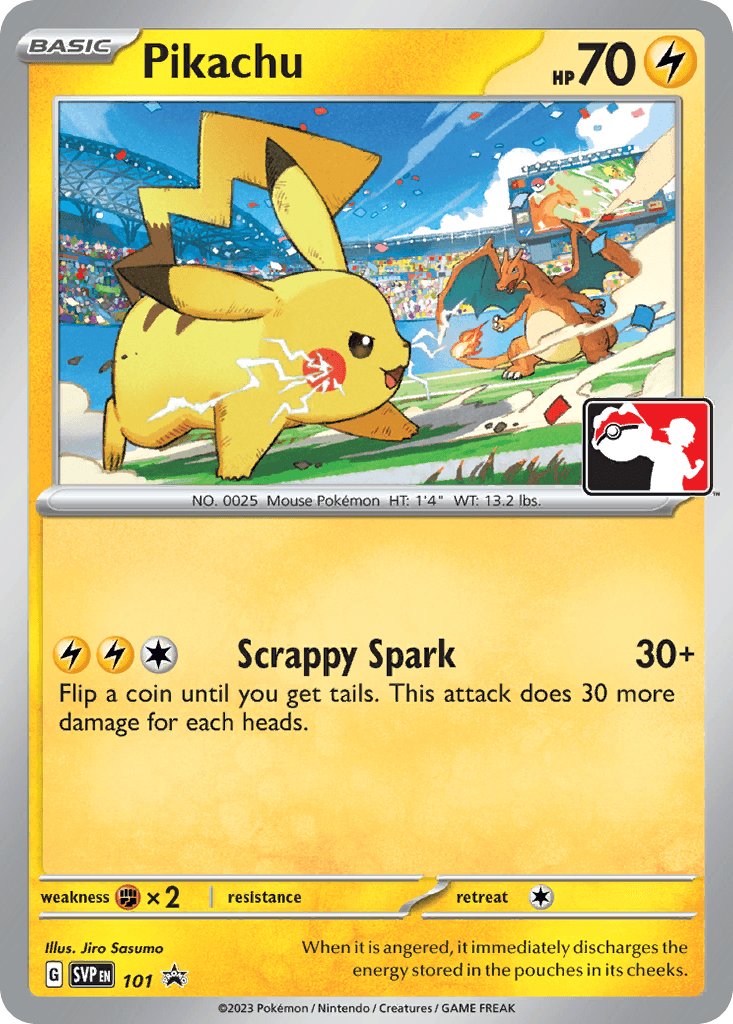 Pikachu — Scarlet & Violet Black Star Promos #101