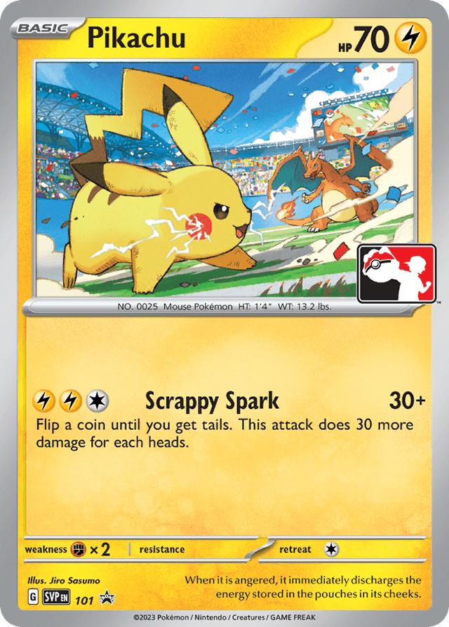 Pikachu — Scarlet & Violet Black Star Promos #101