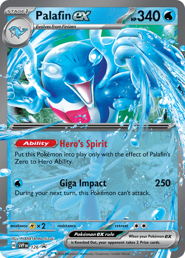 Palafin ex — Scarlet & Violet Black Star Promos #126