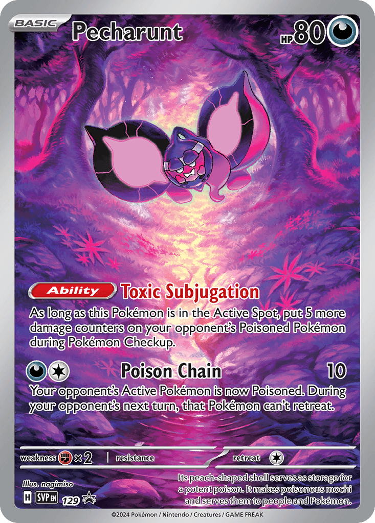 Pecharunt — Scarlet & Violet Black Star Promos #129