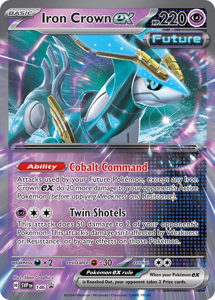Iron Crown ex — Scarlet & Violet Black Star Promos #146