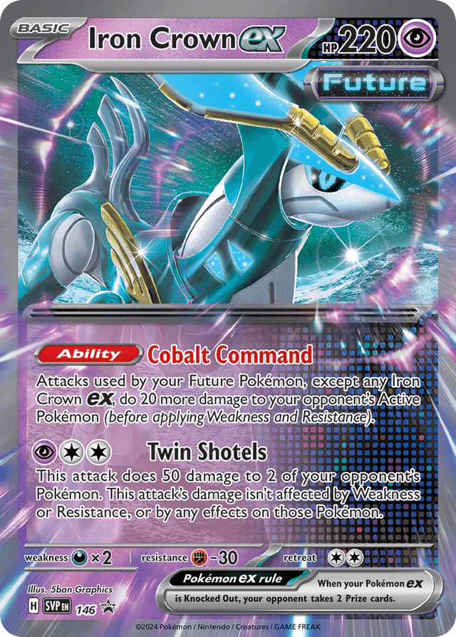 Iron Crown ex — Scarlet & Violet Black Star Promos #146