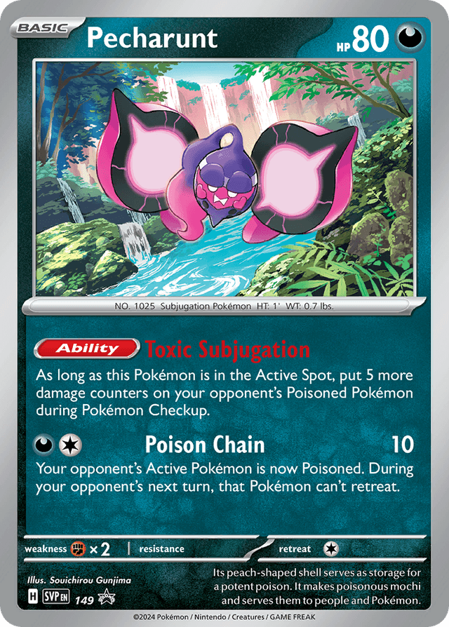 Pecharunt — Scarlet & Violet Black Star Promos #149