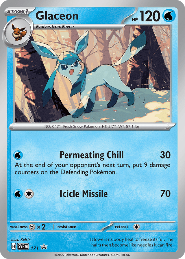 Glaceon — Scarlet & Violet Black Star Promos #171