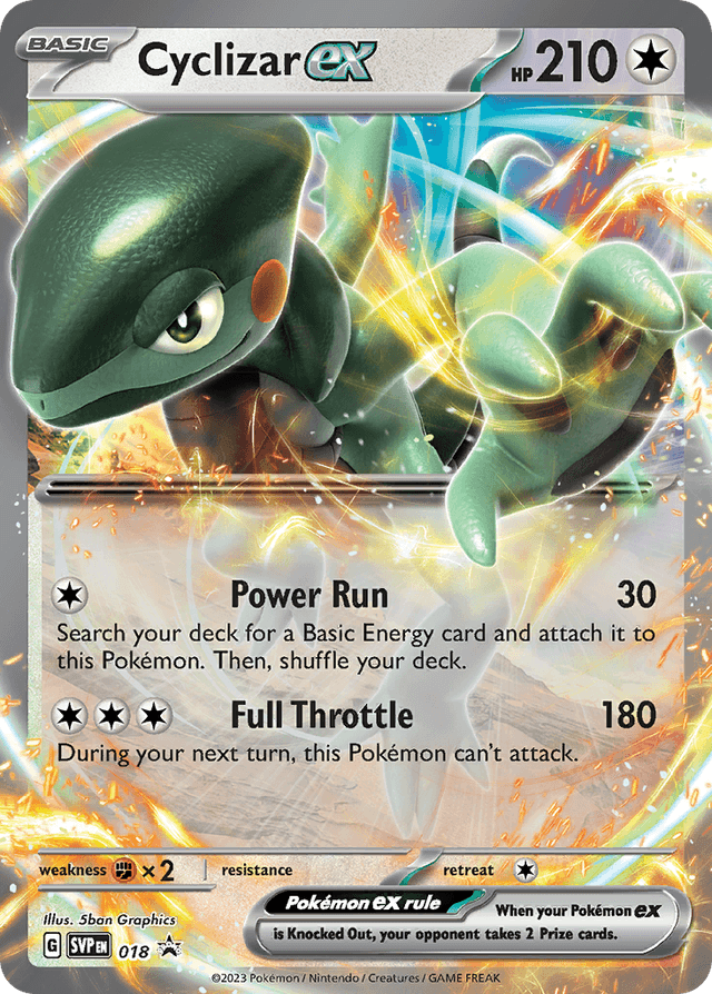Cyclizar ex — Scarlet & Violet Black Star Promos #18