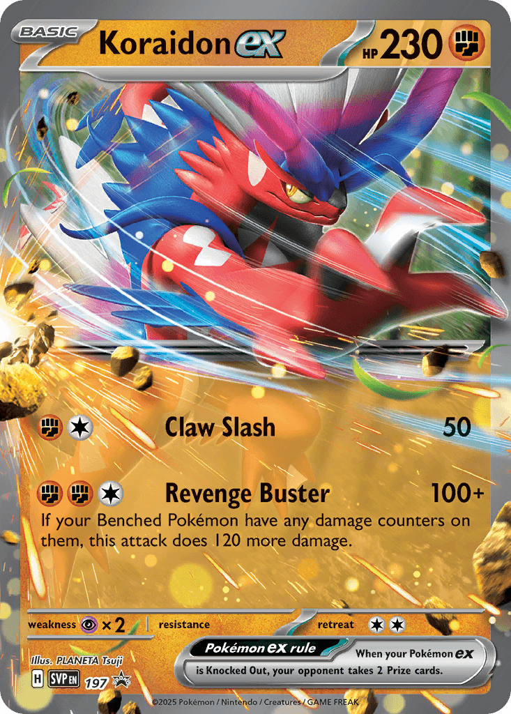 Koraidon ex — Scarlet & Violet Black Star Promos #197