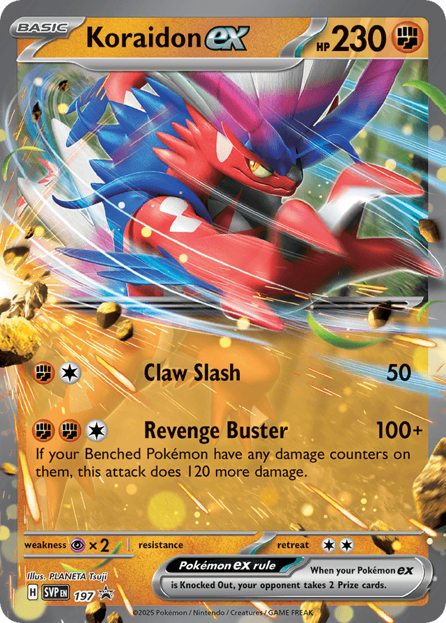 Koraidon ex — Scarlet & Violet Black Star Promos #197