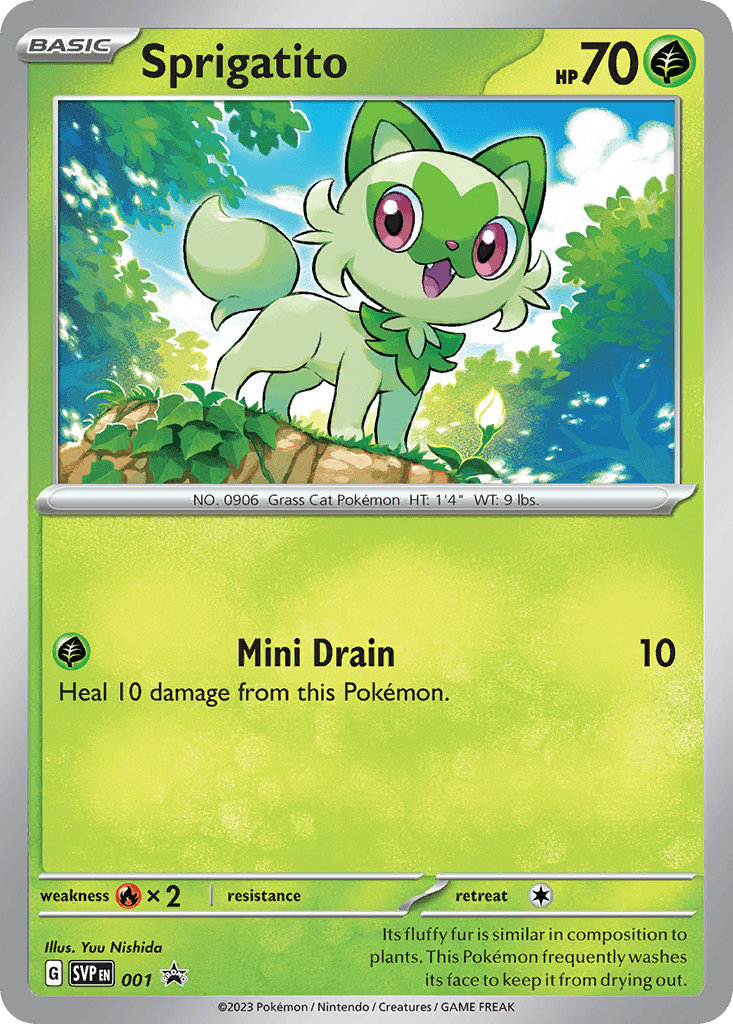 Sprigatito — Scarlet & Violet Black Star Promos #1