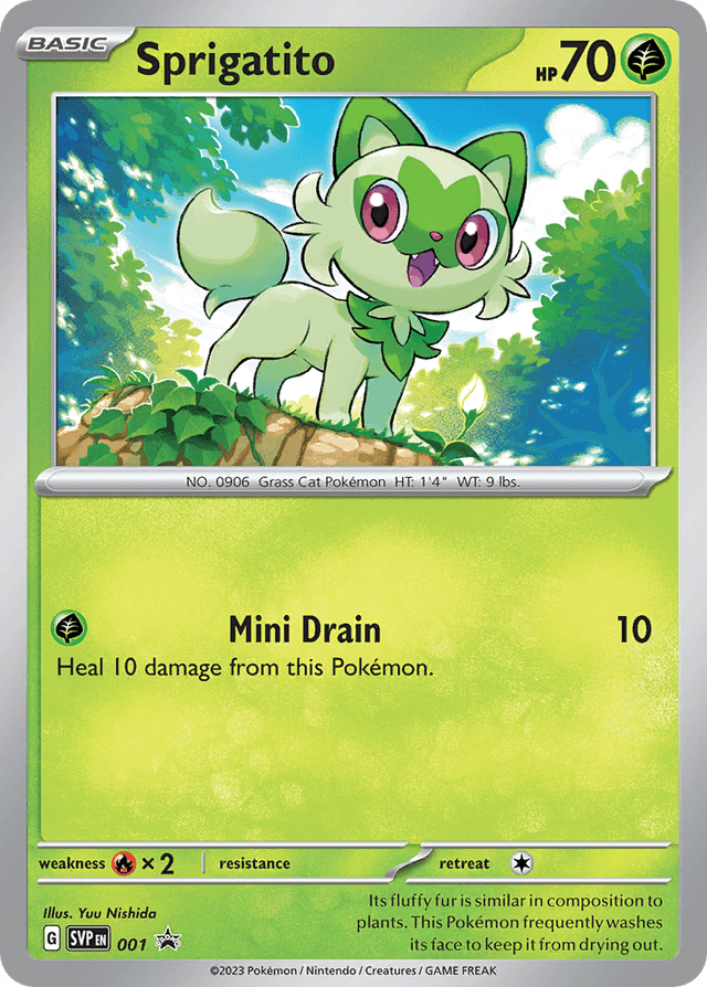 Sprigatito — Scarlet & Violet Black Star Promos #1