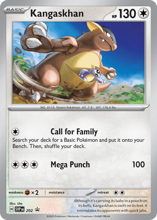 Kangaskhan — Scarlet & Violet Black Star Promos #202