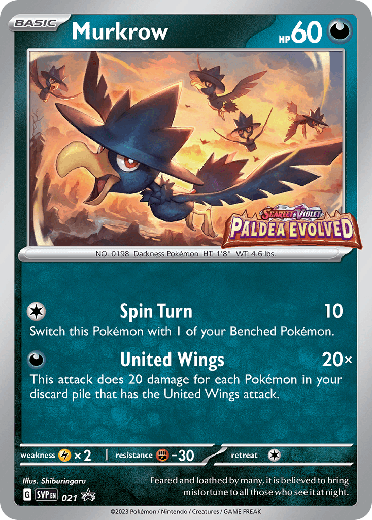 Murkrow — Scarlet & Violet Black Star Promos #21