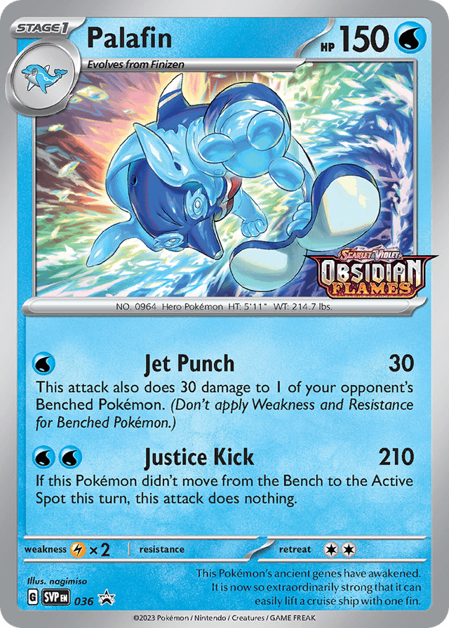 Palafin — Scarlet & Violet Black Star Promos #36