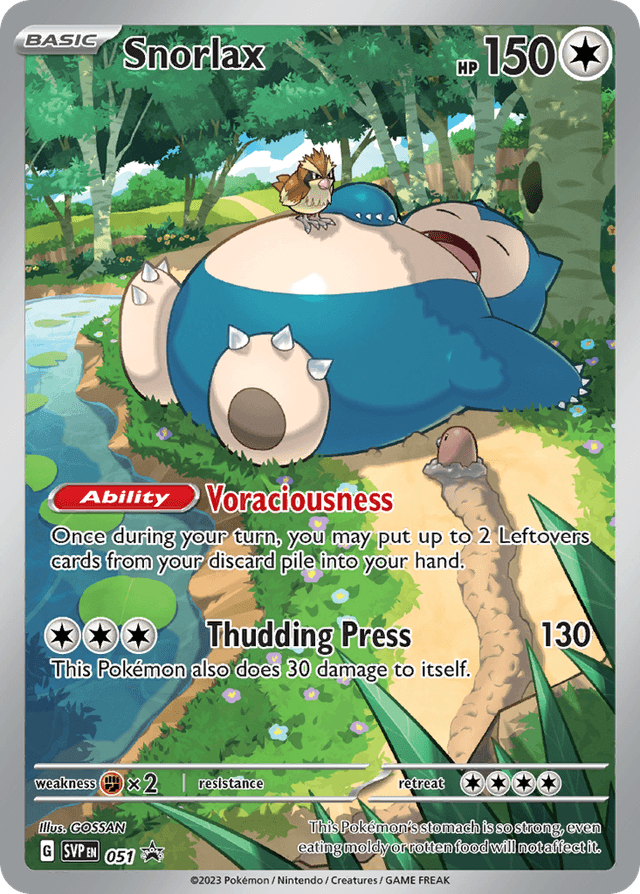 Snorlax — Scarlet & Violet Black Star Promos #51