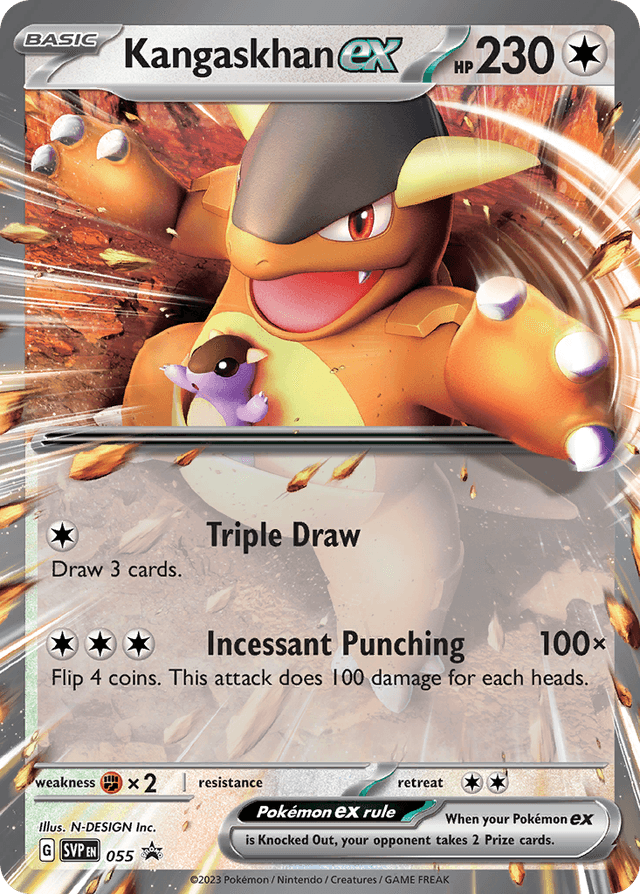 Kangaskhan ex — Scarlet & Violet Black Star Promos #55