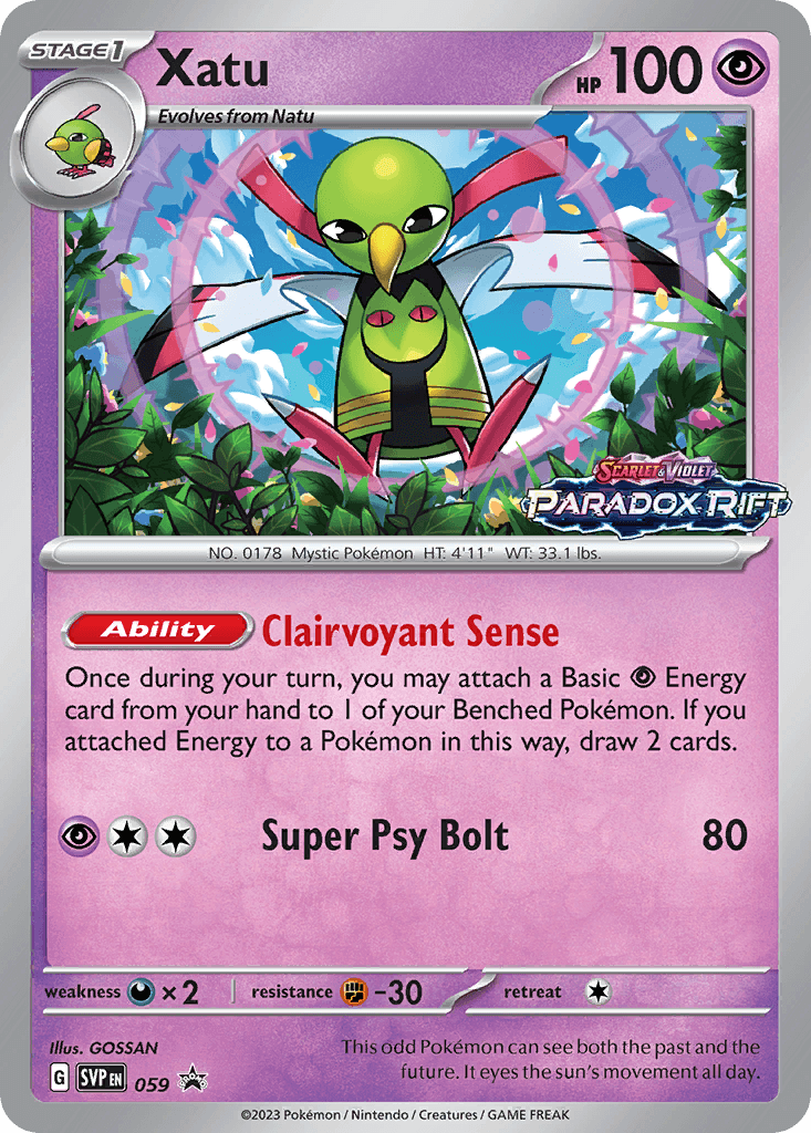 Xatu — Scarlet & Violet Black Star Promos #59