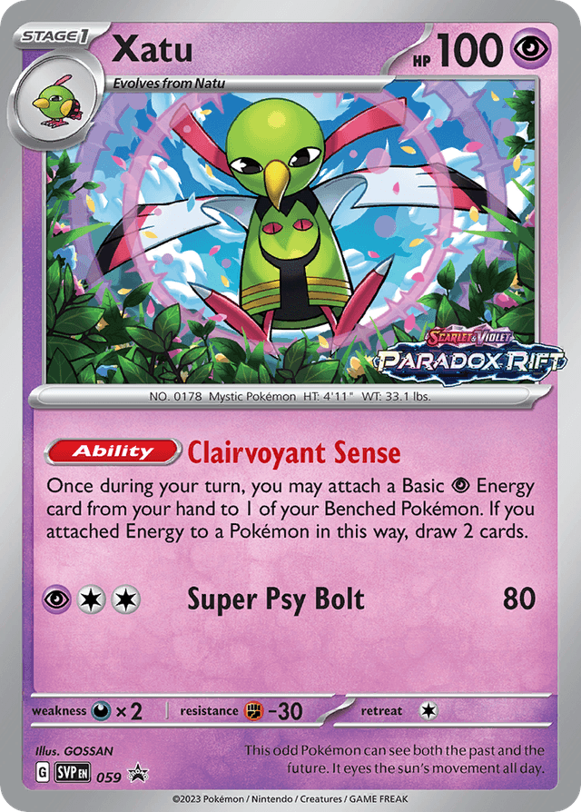 Xatu — Scarlet & Violet Black Star Promos #59