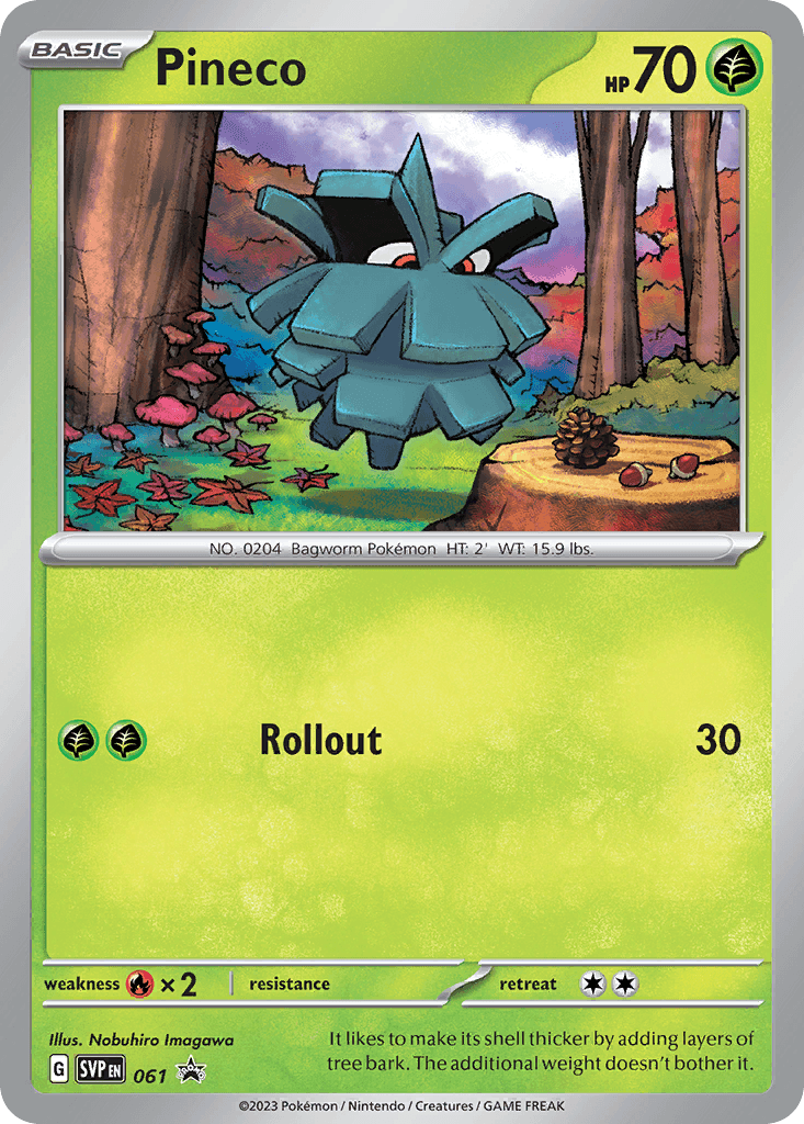 Pineco — Scarlet & Violet Black Star Promos #61