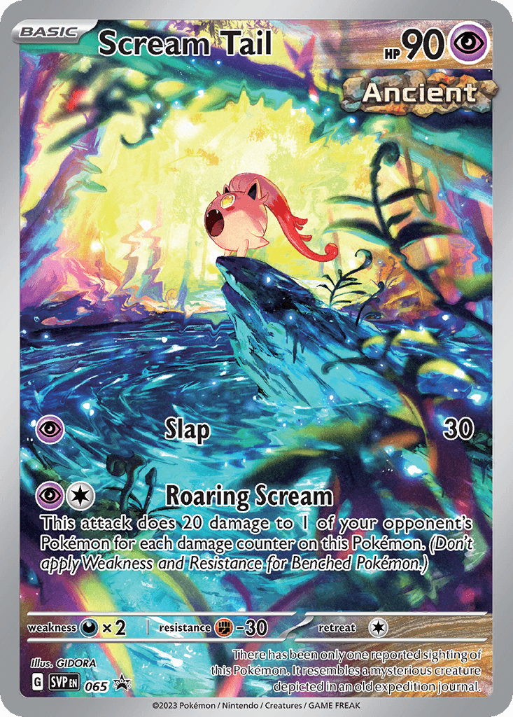 Scream Tail — Scarlet & Violet Black Star Promos #65