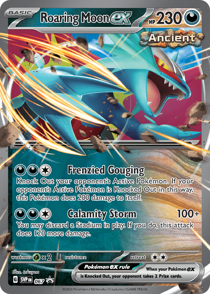Roaring Moon ex — Scarlet & Violet Black Star Promos #67