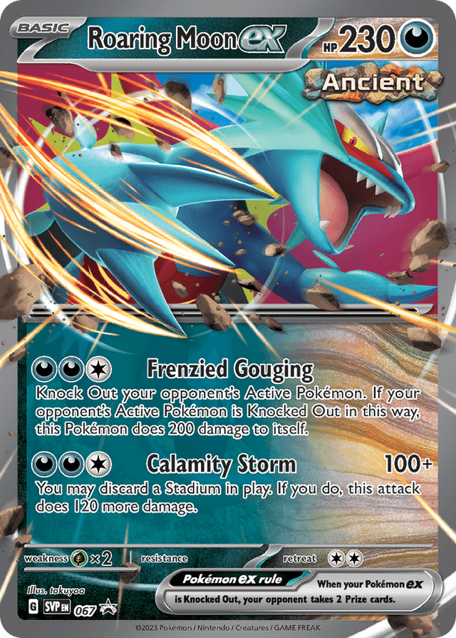 Roaring Moon ex — Scarlet & Violet Black Star Promos #67