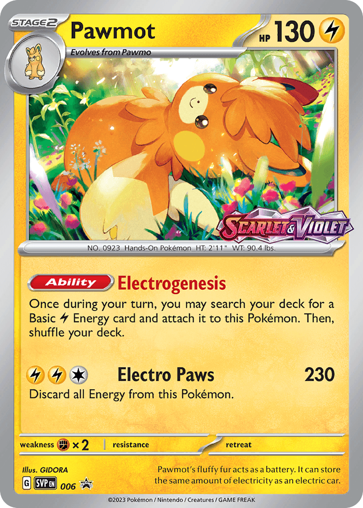 Pawmot — Scarlet & Violet Black Star Promos #6