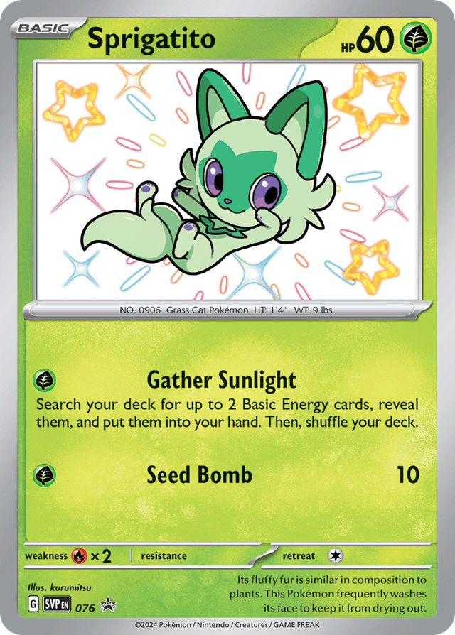 Sprigatito — Scarlet & Violet Black Star Promos #76