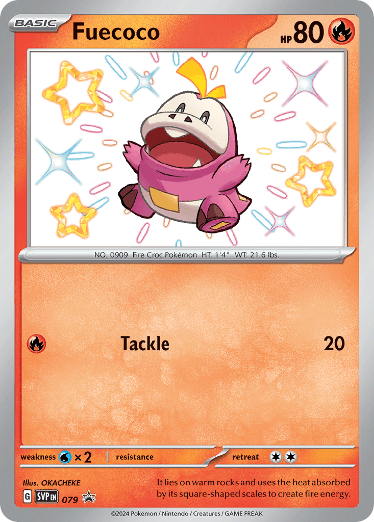 Fuecoco — Scarlet & Violet Black Star Promos #79