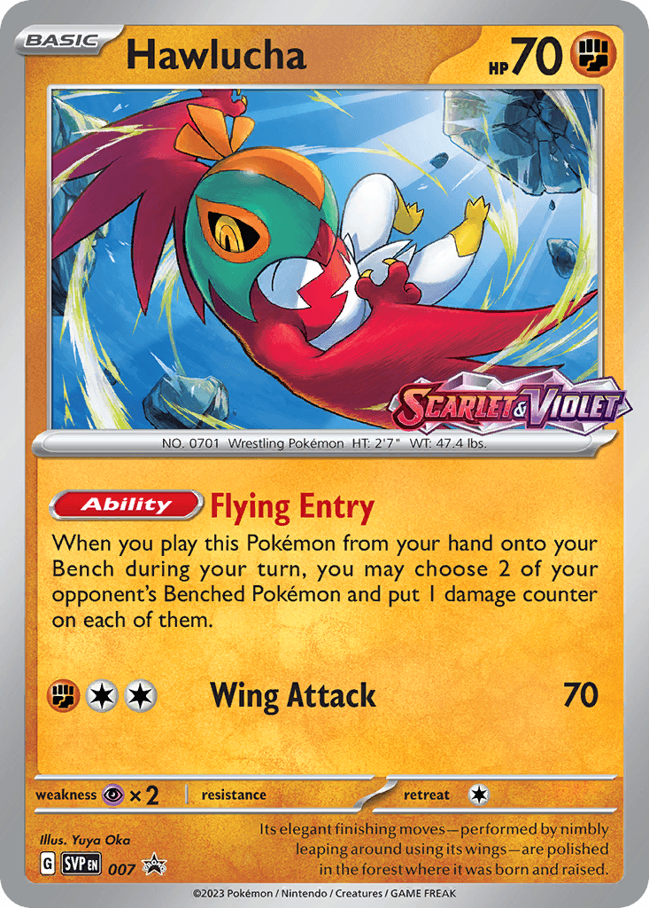 Hawlucha — Scarlet & Violet Black Star Promos #7