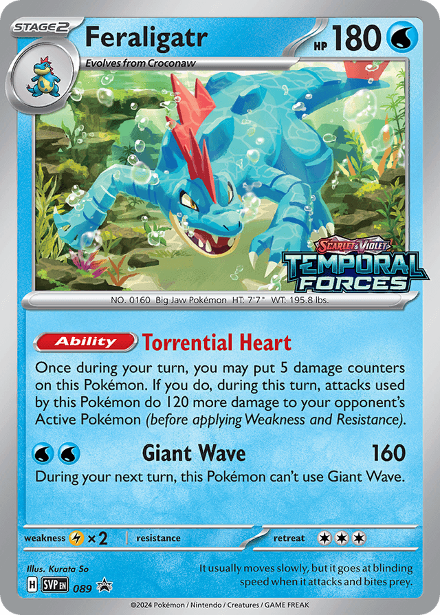 Feraligatr — Scarlet & Violet Black Star Promos #89