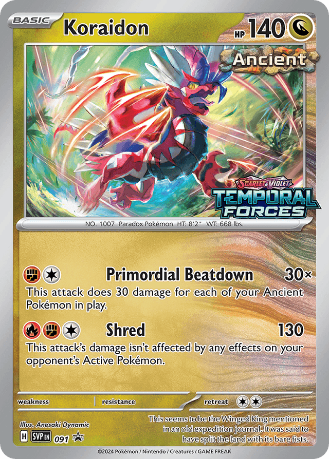 Koraidon — Scarlet & Violet Black Star Promos #91