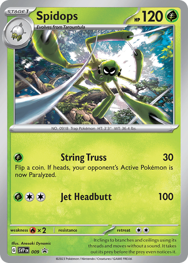 Spidops — Scarlet & Violet Black Star Promos #9