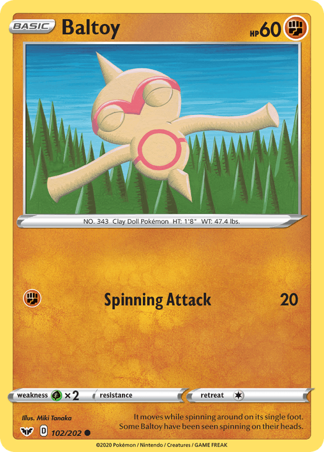 Baltoy — Sword & Shield #102