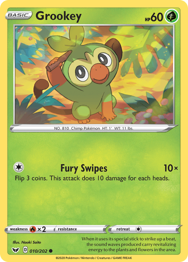 Grookey — Sword & Shield #10